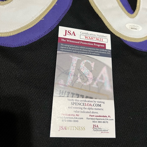 MILES BOYKIN SIGNED AUTO BALTIMORE RAVENS BLACK JERSEY JSA AUTOGRAPHED - Picture 2 of 4